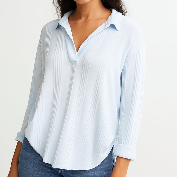 Free People Tops - Free People We The Free Annie S Ribbed Long Sleeve Slouchy Pullover Gently Used